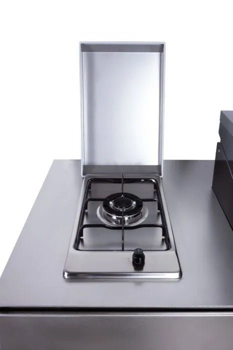 Cucina da Esterno completa Flaminia Roma 300 Inox – Barbecue 4 fuochi a Gas - Outdoor Privé
