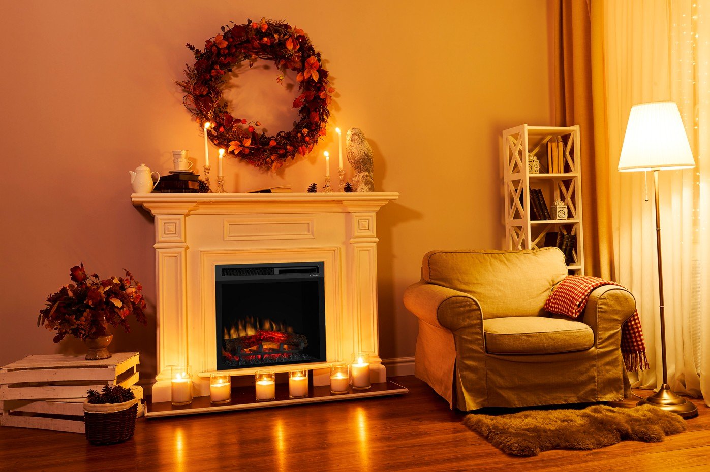 Caminetto elettrico MaisonFire Infire 58 – incasso 58,4×51,9×18 cm - Outdoor Privé