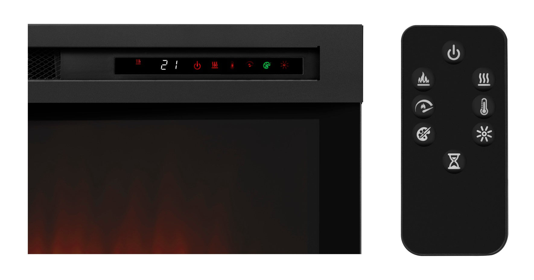 Caminetto elettrico MaisonFire Infire 69 – incasso 69,5×59,6×18 cm - Outdoor Privé