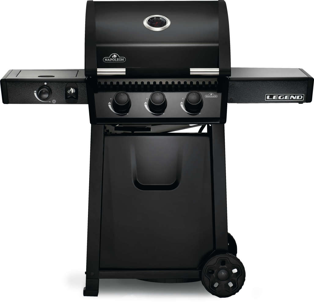 Barbecue a gas Napoleon Legend 365 SB – 3 bruciatori + fornello laterale - Outdoor Privé