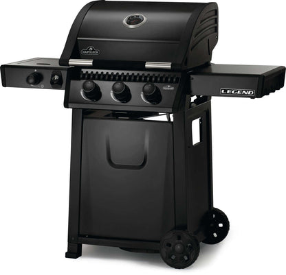 Barbecue a gas Napoleon Legend 365 SB – 3 bruciatori + fornello laterale - Outdoor Privé