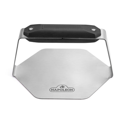 Pressa burger tonda inox Napoleon per plancha e griddle - GACP001 - Outdoor Privé