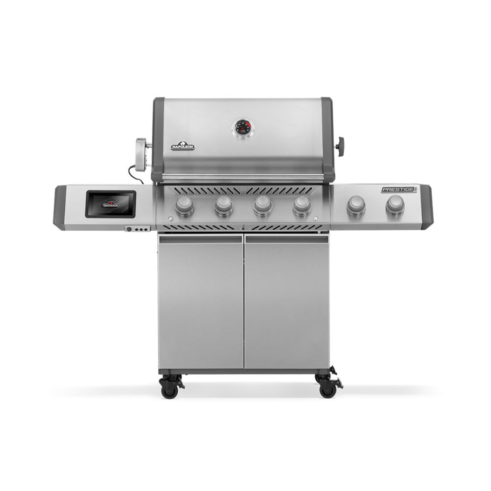 Barbecue a gas Napoleon Prestige PRO 500 Connected PRO500VXRSIBPSS – con girarrosto e affumicatore - Outdoor Privé