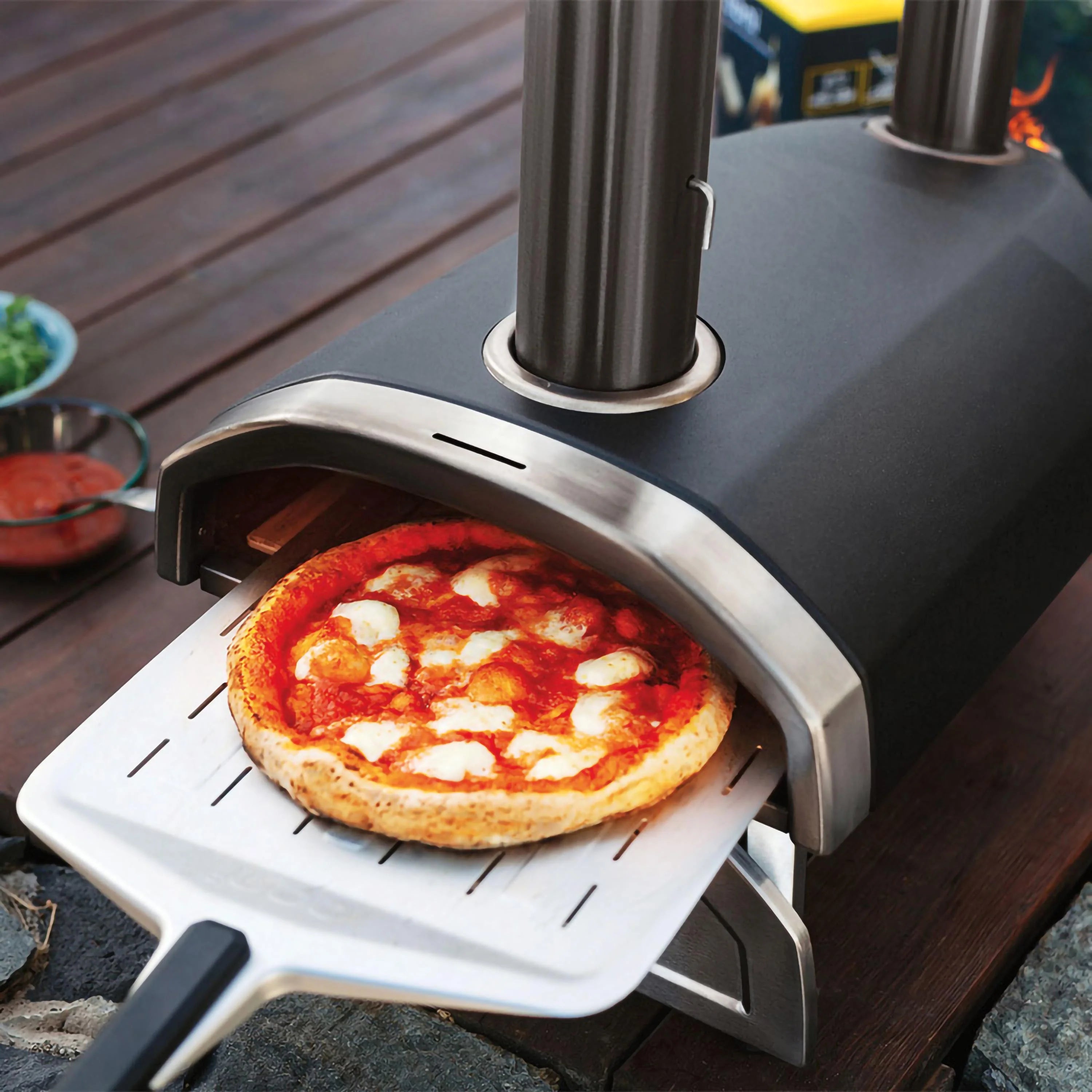Forno pizza a pellet Ooni Fyra 12 portatile - 500°C - Outdoor Privé