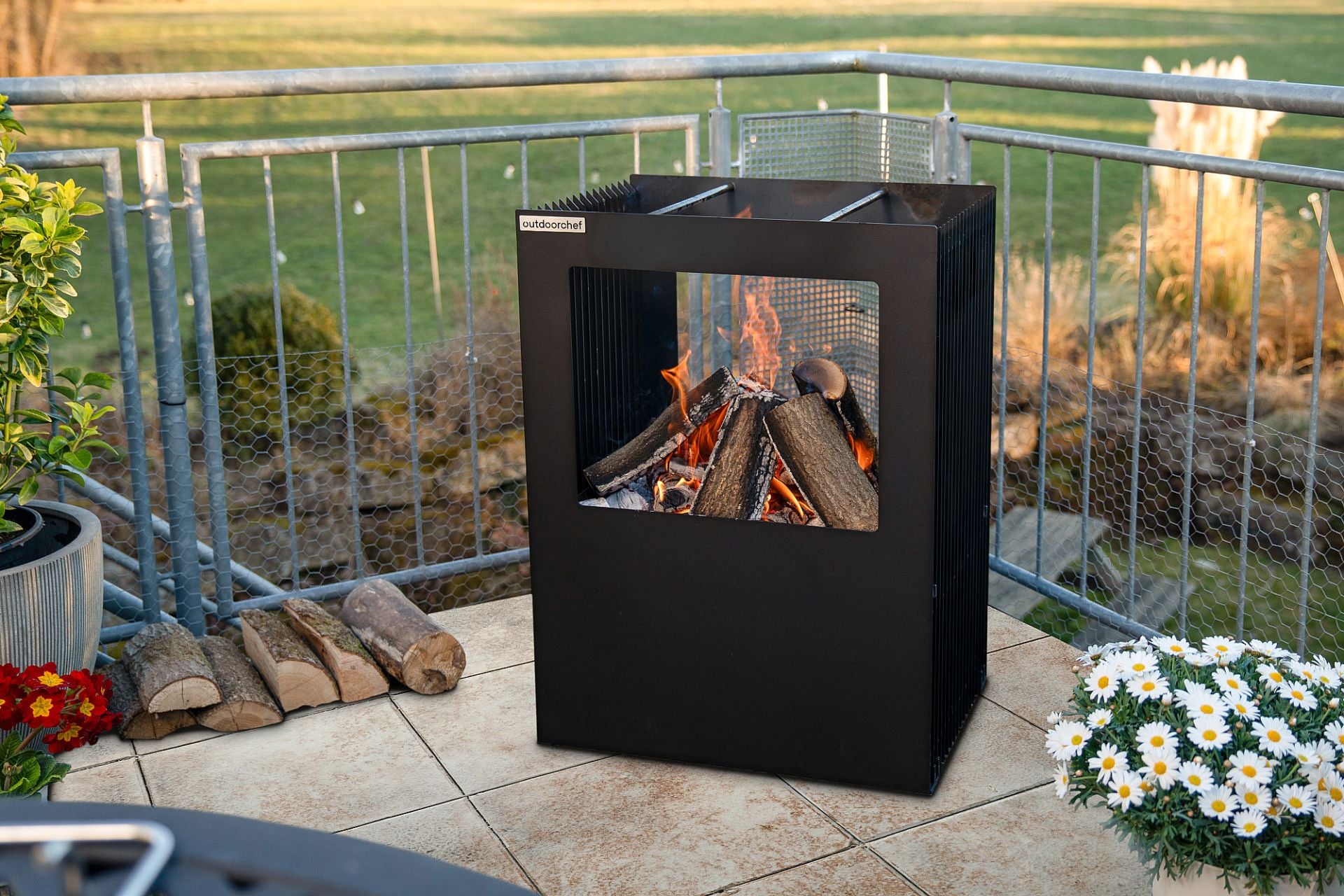 Braciere a legna e barbecue a carbone Outdoorchef Firepit - Outdoor Privé