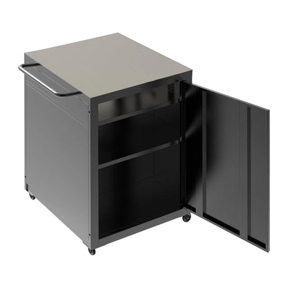 Carrello Witt Pizza Trolley Master Pizza Station Black/Silver per forno pizza - Outdoor Privé