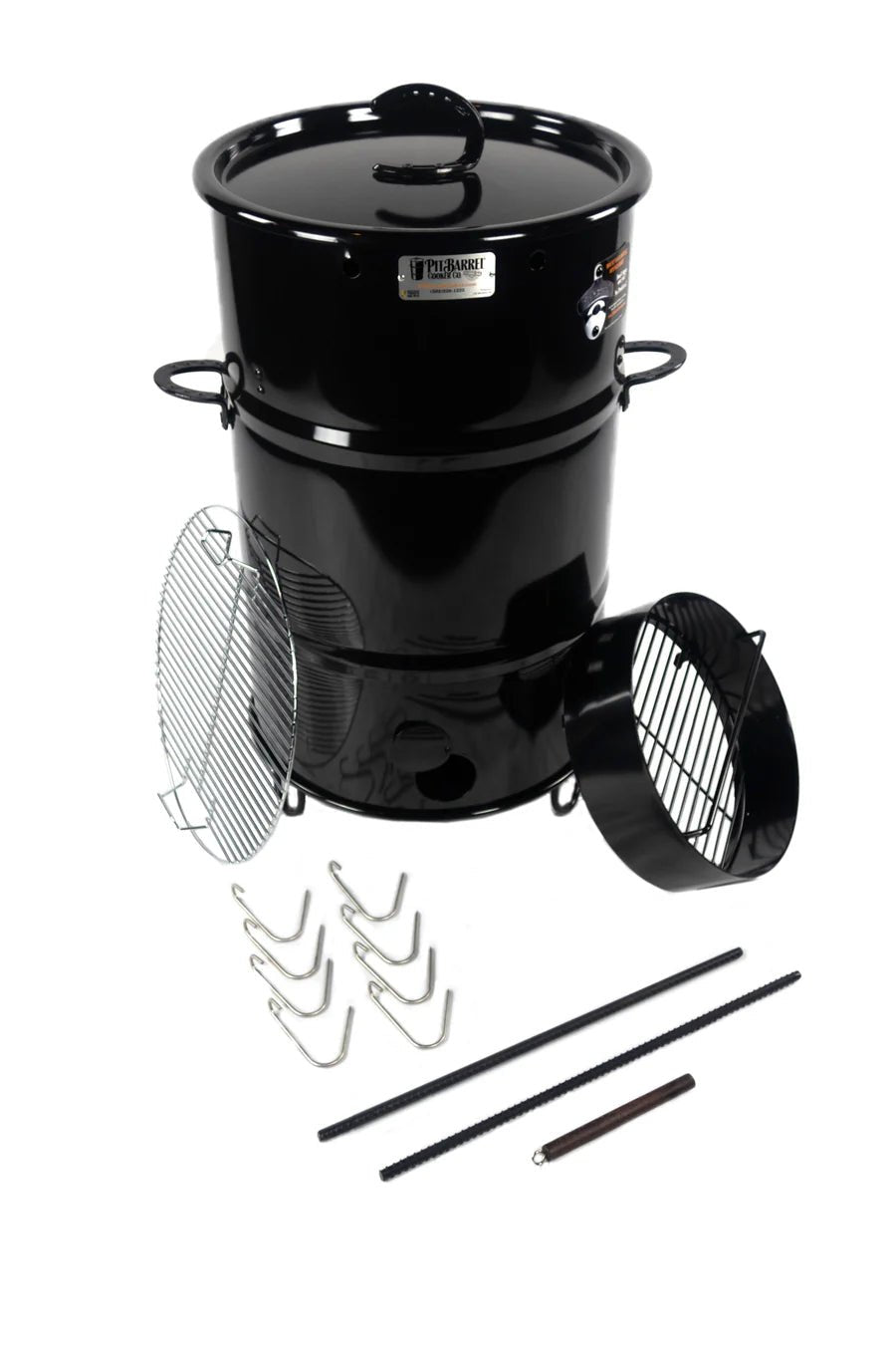 Pit Barrel Cooker – barbecue affumicatore verticale a carbone con griglia (PRE-ORDINE) - Outdoor Privé