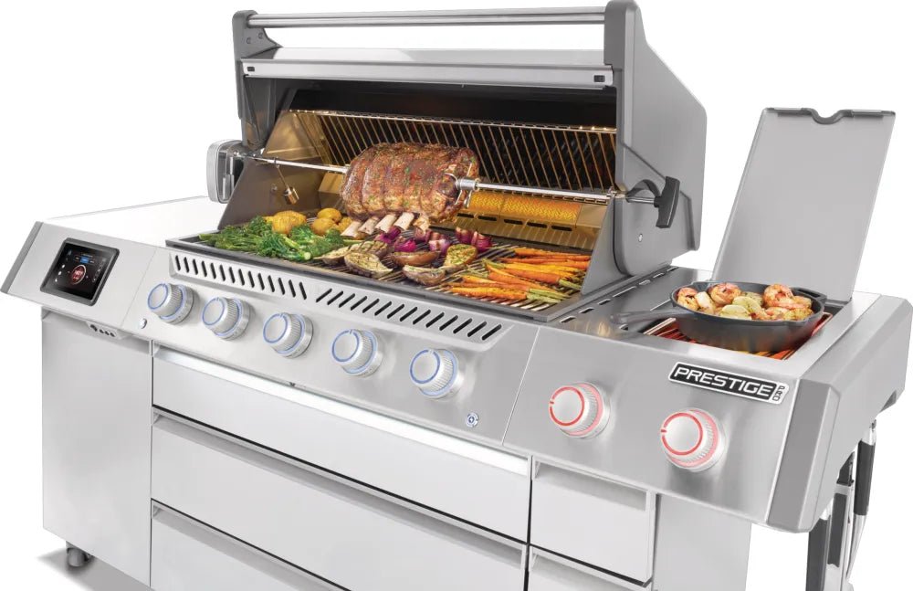 Barbecue a gas Napoleon Prestige Connected PRO 665 VXRSIBPSS - Girarrosto incluso - Outdoor Privé