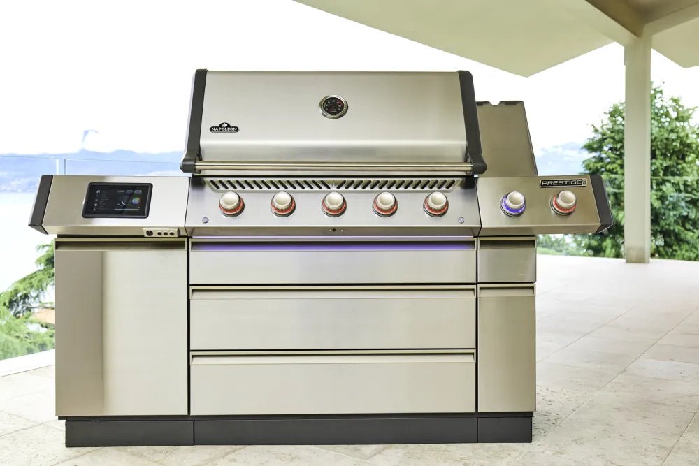 Barbecue a gas Napoleon Prestige Connected PRO 665 VXRSIBPSS - Girarrosto incluso - Outdoor Privé