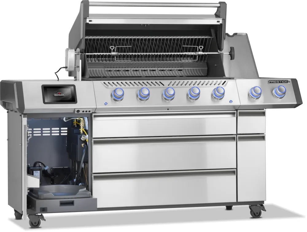 Barbecue a gas Napoleon Prestige Connected PRO 665 VXRSIBPSS - Girarrosto incluso - Outdoor Privé