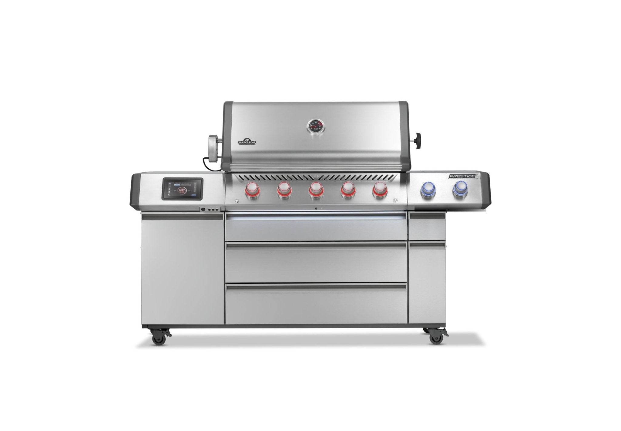 Barbecue a gas Napoleon Prestige Connected PRO 665 VXRSIBPSS - Girarrosto incluso - Outdoor Privé
