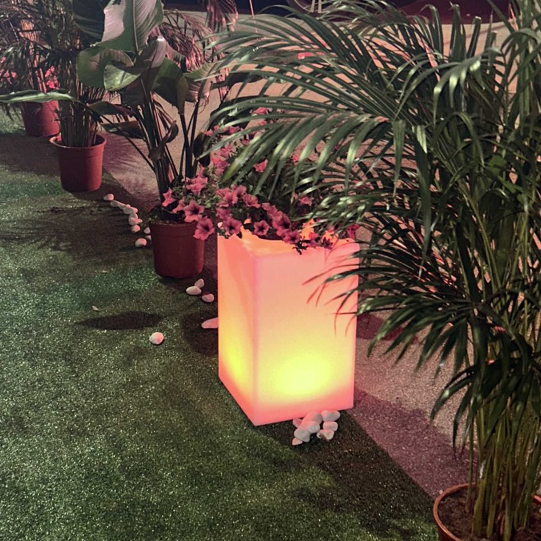 Sgabello luminoso Par Sined - Outdoor Privé