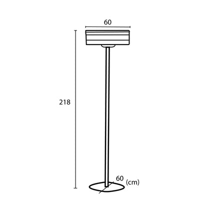 Riscaldatore a infrarossi da terra SINED 2000W IP65 - Outdoor Privé