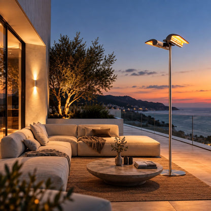 Riscaldatore SINED da terra – doppia lampada 4000 W, IP65 - Outdoor Privé