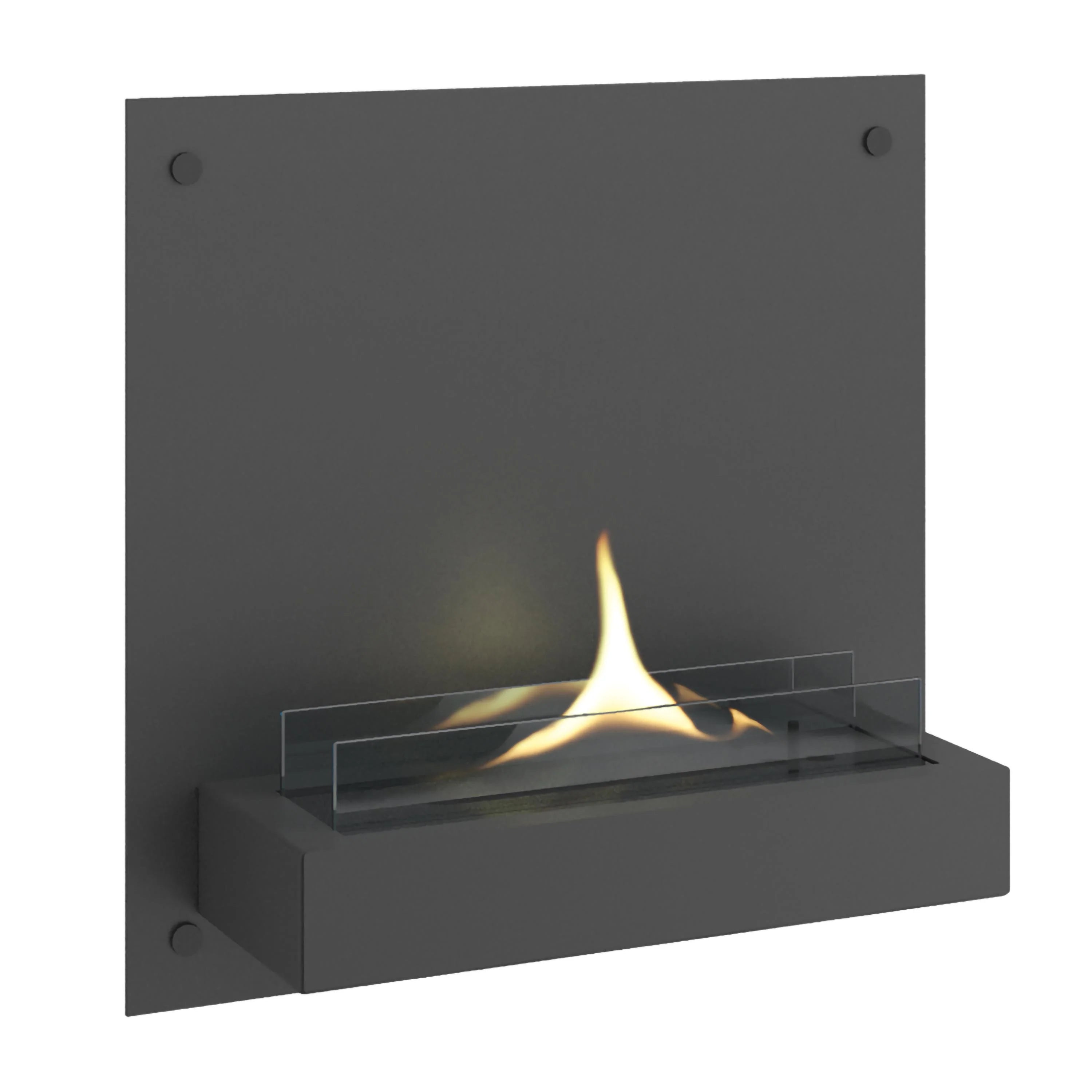 Caminetto da parete Tenderflame Solo 180 Black – fiamma pulita 2000W - Outdoor Privé