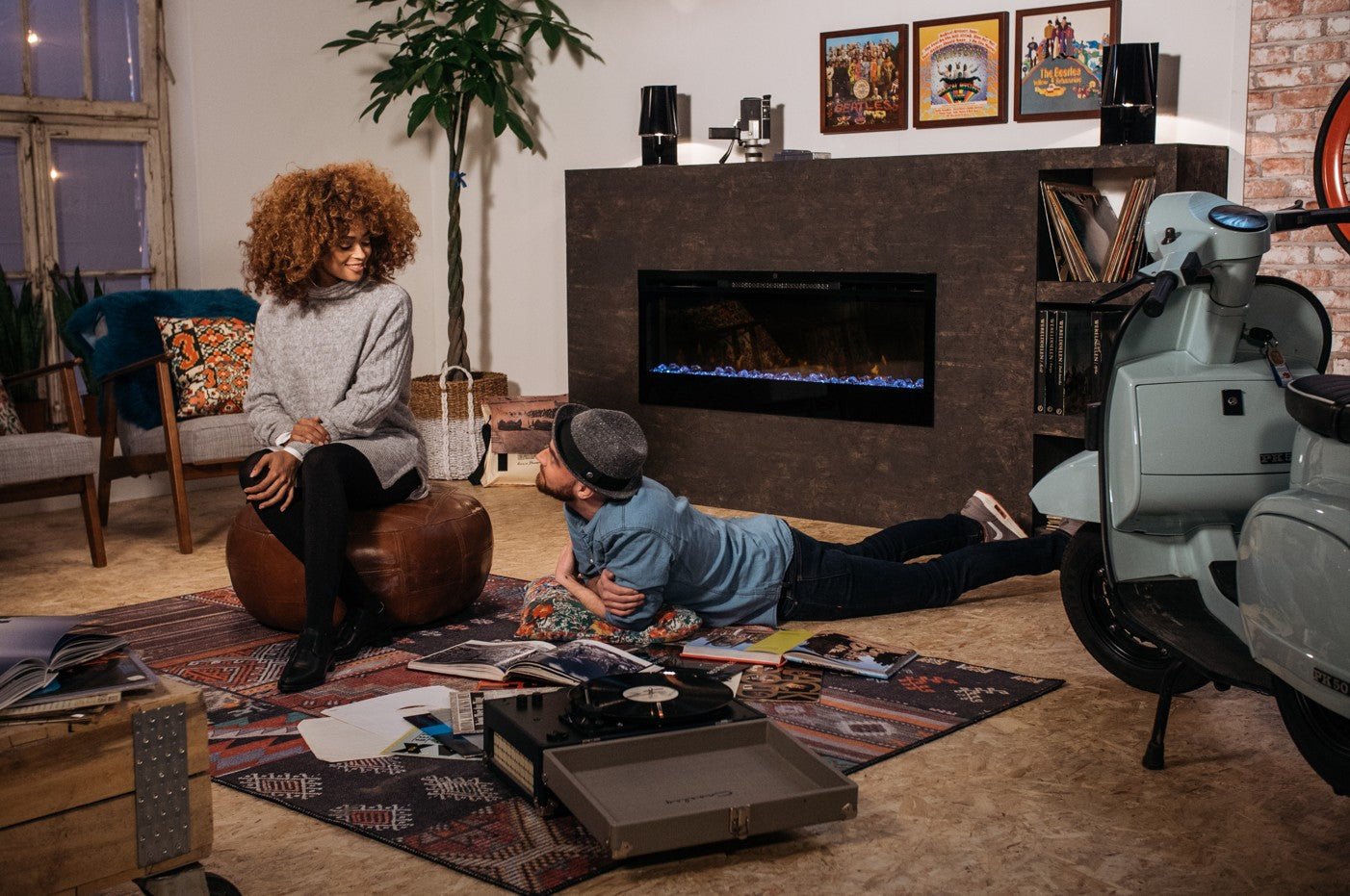 Caminetto elettrico MaisonFire Thera – incasso 128×49,4×17,8 cm - Outdoor Privé