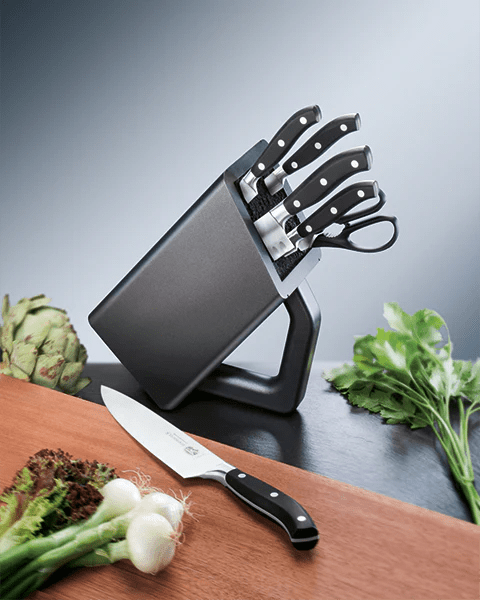 Ceppo Coltelli da Cucina 6 Pezzi Victorinoх Grand Maître – Nero - Outdoor Privé