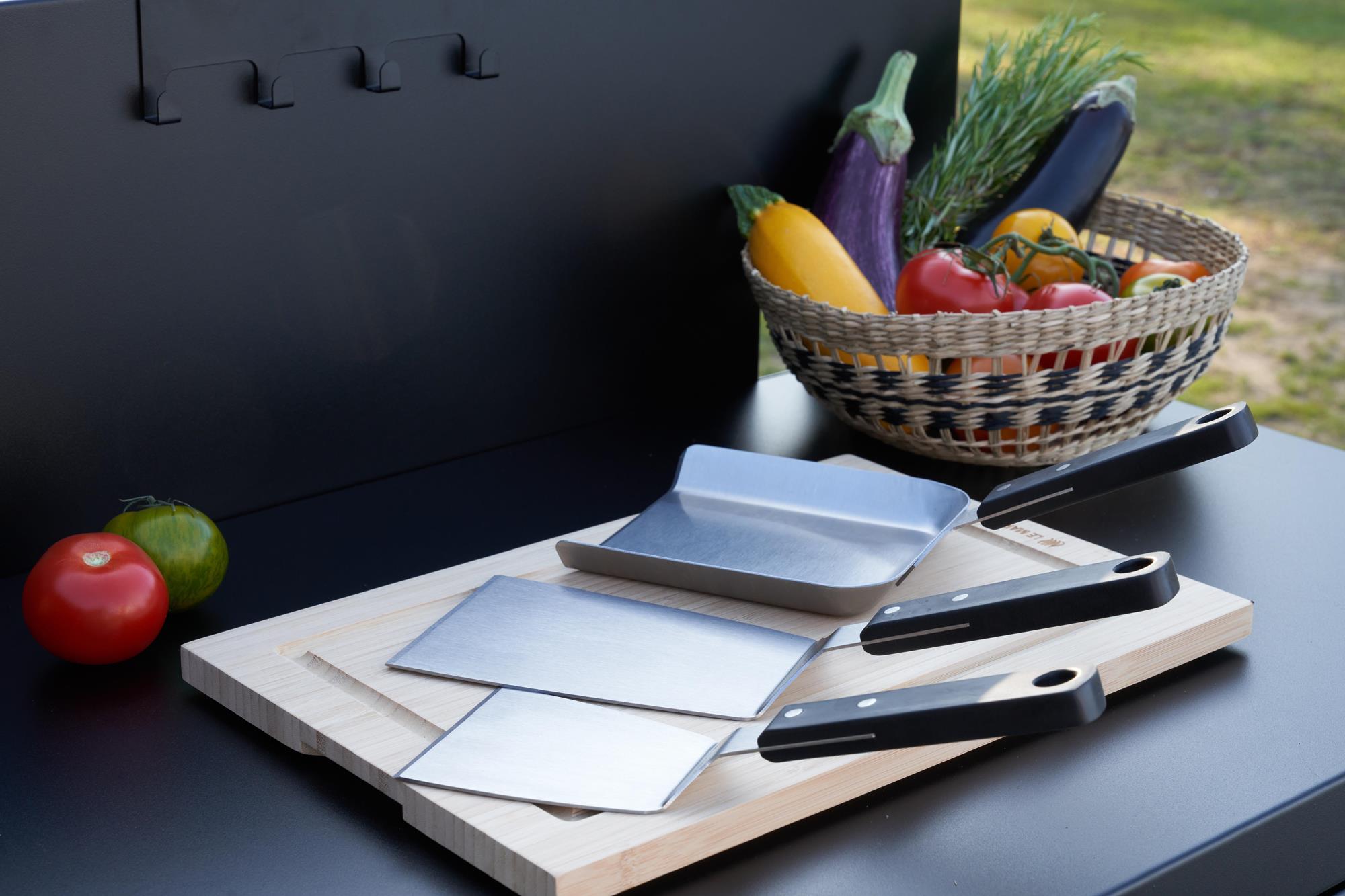 Spatola grande con bordi in acciaio inox Le Marquier - AGR88 - Outdoor Privé