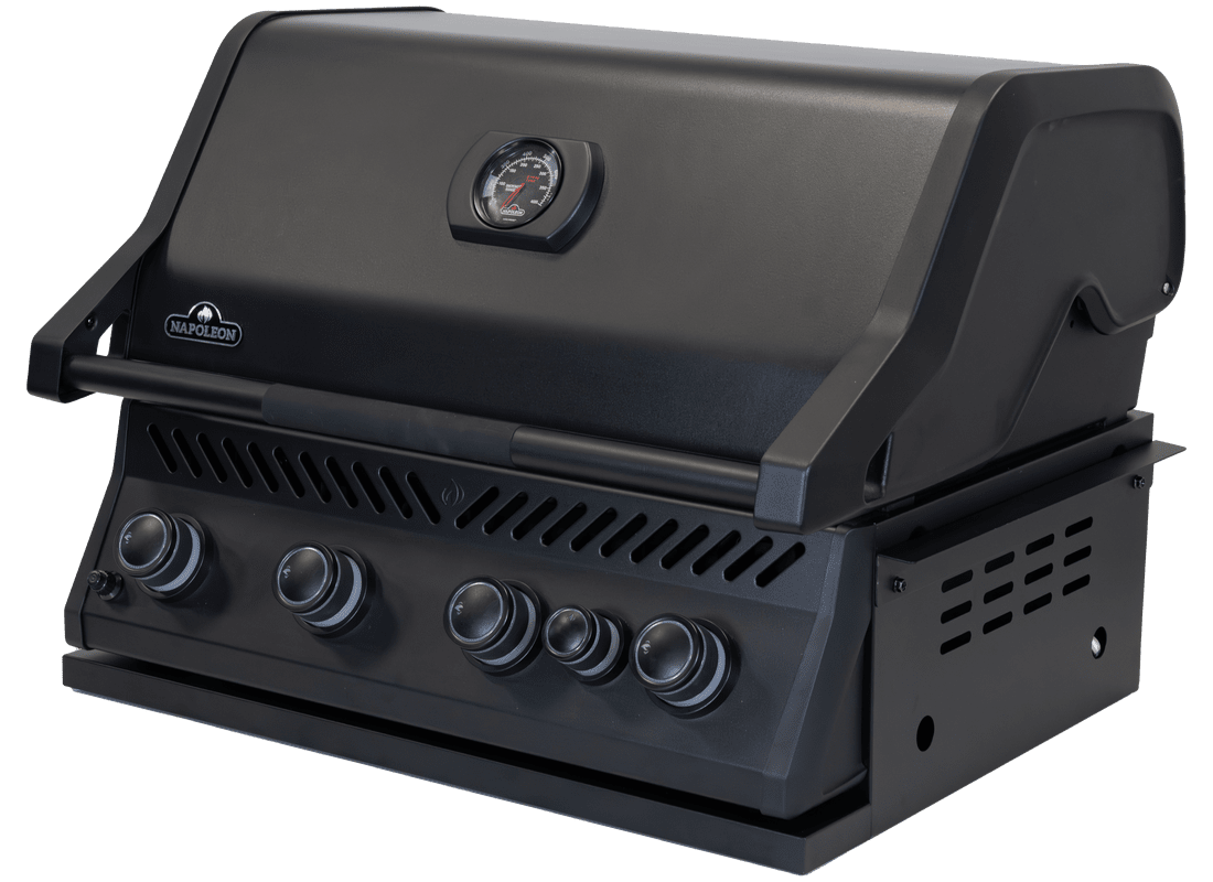 Barbecue a gas da incasso Napoleon Serie 300 32” – Nero Opaco - Outdoor Privé