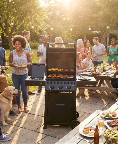 Barbecue a gas Napoleon Legend 365 SB – 3 bruciatori + fornello laterale - Outdoor Privé