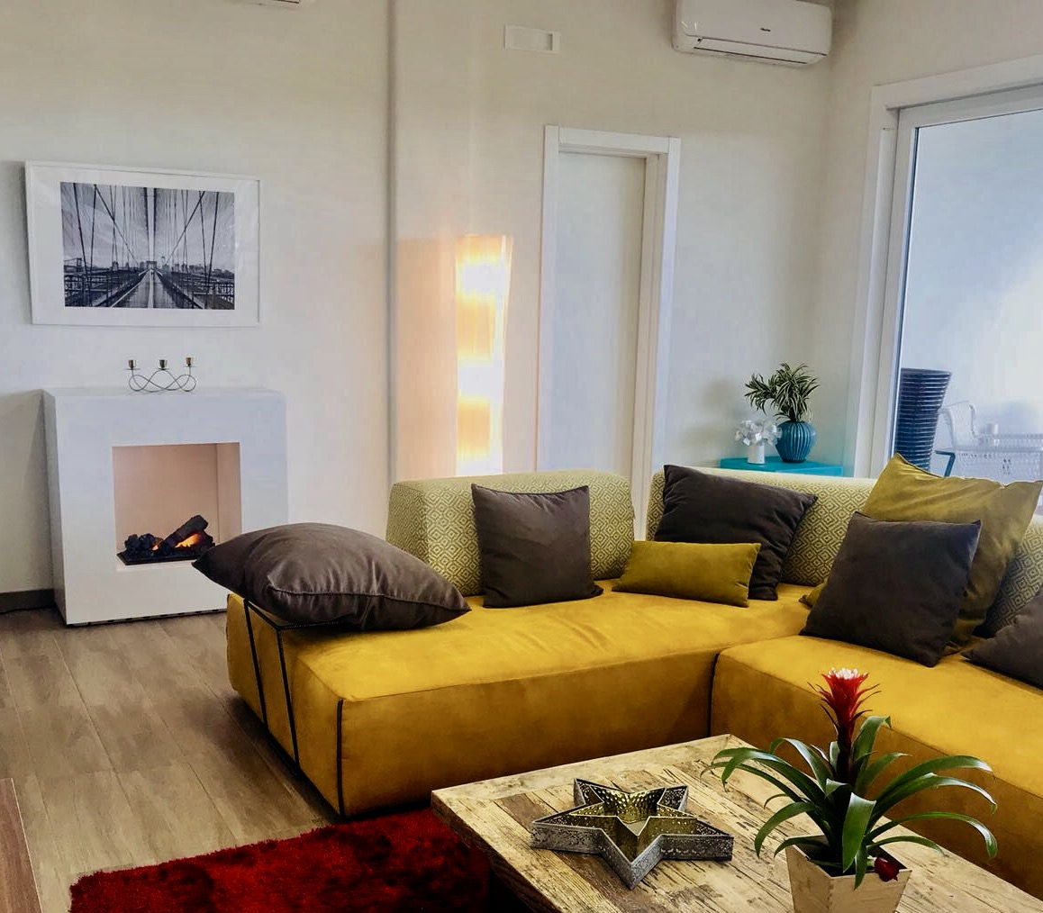 Caminetto elettrico ad acqua MaisonFire Boheme Acqua - bifacciale - Outdoor Privé