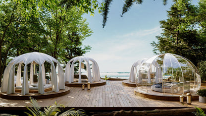 Igloo Solaris Bolla 300 Liberty 4,52 m² | Canopy estivo in tessuto - Outdoor Privé