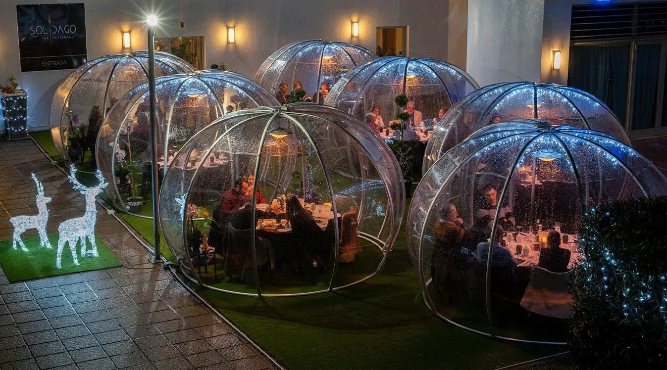 Igloo Trasparente Solaris Bolla 400 UP 7,21 m² | Policarbonato anti - UV - Outdoor Privé