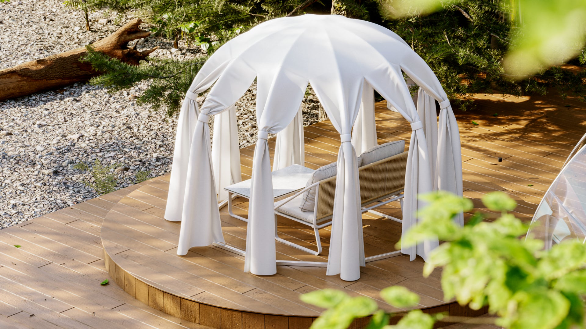 Igloo Solaris Bolla 300 Liberty 4,52 m² | Canopy estivo in tessuto - Outdoor Privé