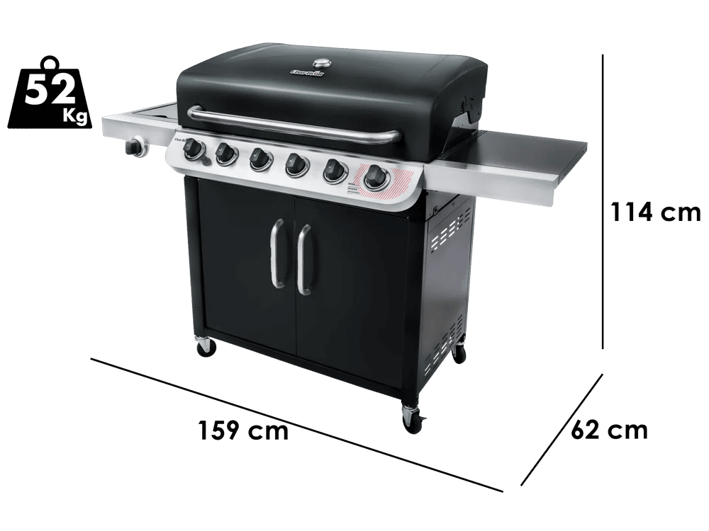 Barbecue a gas Char-Broil Convective 640B XL – 6+1 bruciatori - Outdoor Privé