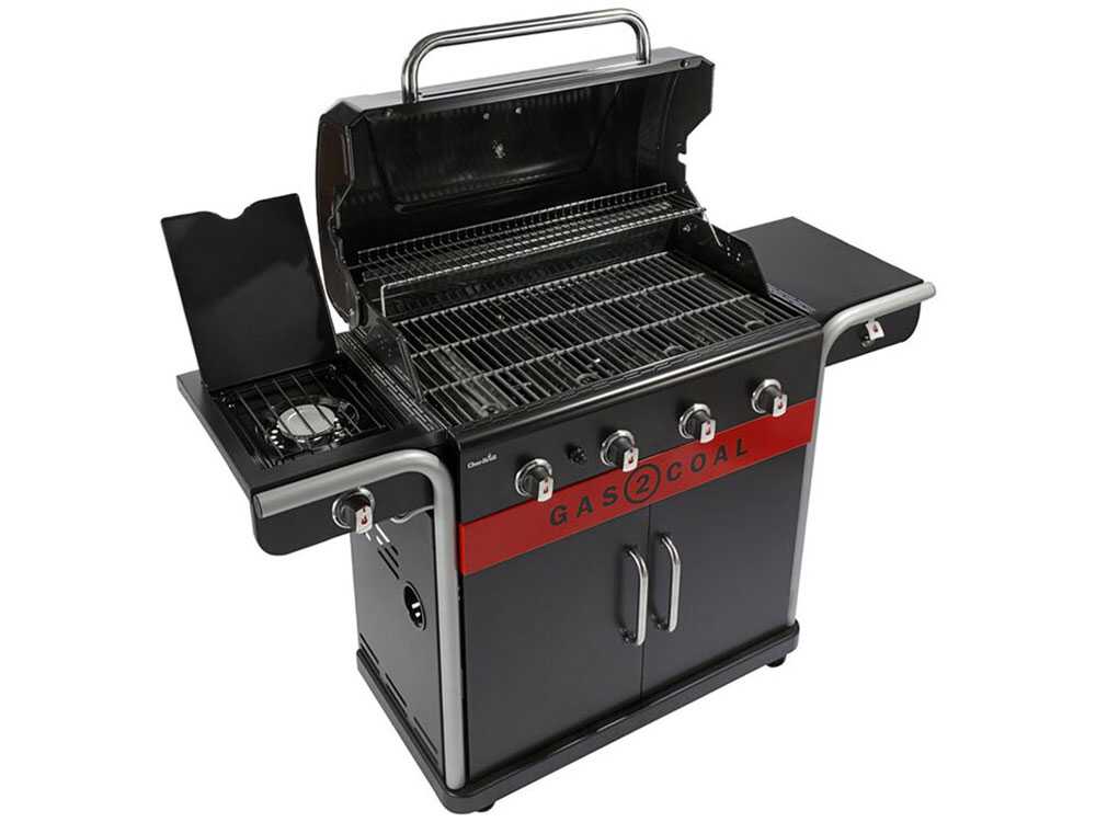 Barbecue Char-Broil Gas2Coal 2.0 4B – ibrido gas/carbone con 4 bruciatori - Outdoor Privé