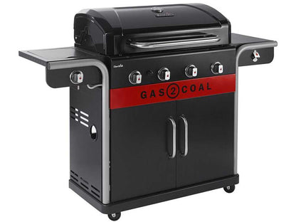Barbecue Char-Broil Gas2Coal 2.0 4B – ibrido gas/carbone con 4 bruciatori - Outdoor Privé