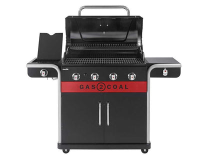 Barbecue Char-Broil Gas2Coal 2.0 4B – ibrido gas/carbone con 4 bruciatori - Outdoor Privé