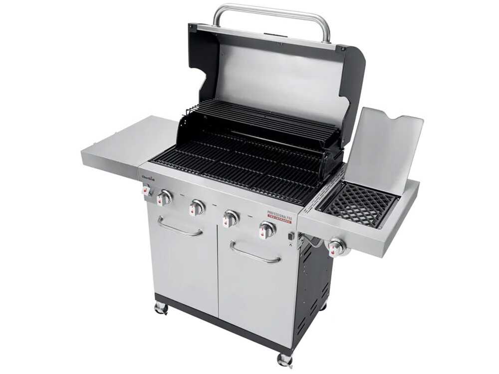 Barbecue a gas Char-Broil Professional Pro S4 – 4 bruciatori, TRU-Infrared e fornello laterale - Outdoor Privé
