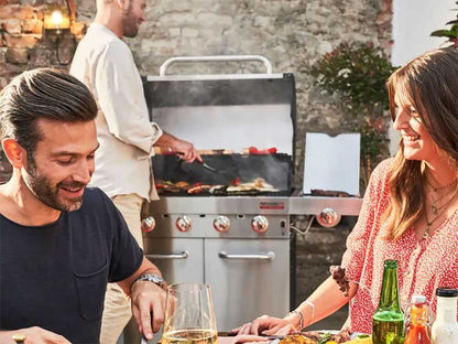 Barbecue a gas Char-Broil Professional Pro S4 – 4 bruciatori, TRU-Infrared e fornello laterale - Outdoor Privé