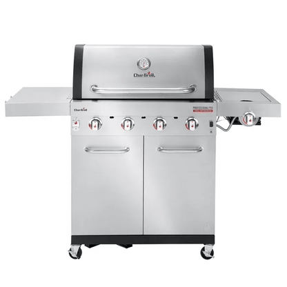 Barbecue a gas Char-Broil Professional Pro S4 – 4 bruciatori, TRU-Infrared e fornello laterale - Outdoor Privé