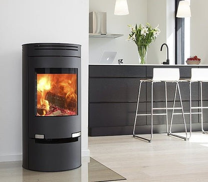 Stufa a legna Aduro 1.1 – 6 kW, A+, rendimento 81,2%, con Aduro - tronic - Outdoor Privé