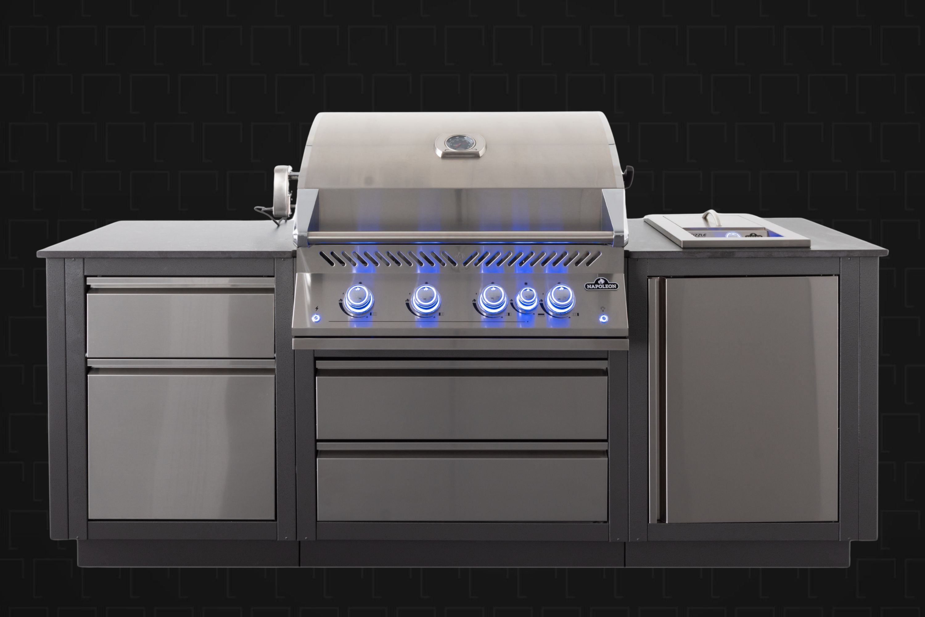 cucina napoleon oasis con barbecue