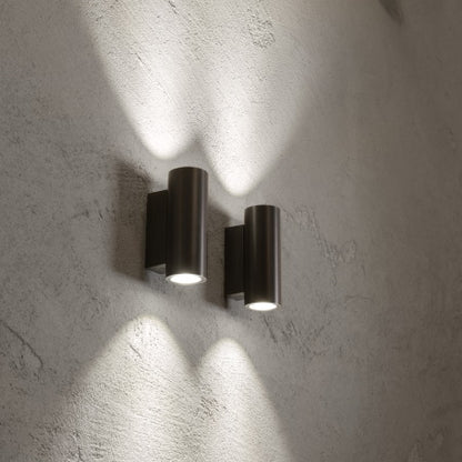 Applique da esterno Lombardo Ago nero 10W - 3000K - Outdoor Privé