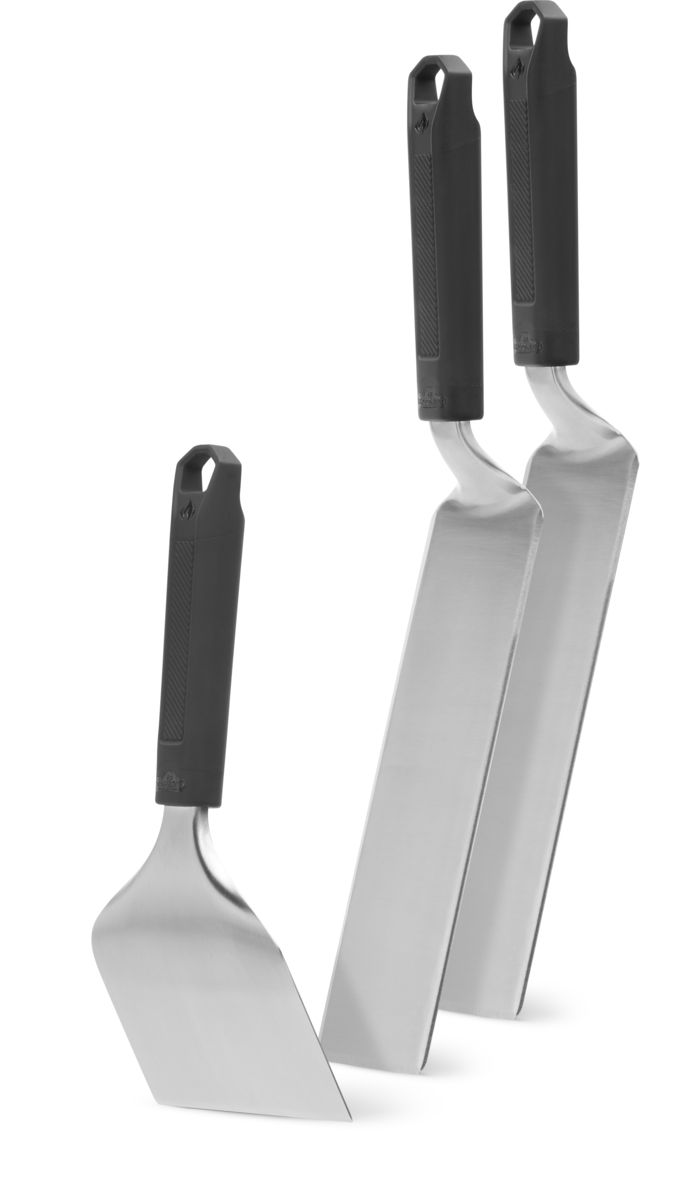 Set spatole per plancha Napoleon GATL012 – 3 pezzi inox + scraper - Outdoor Privé