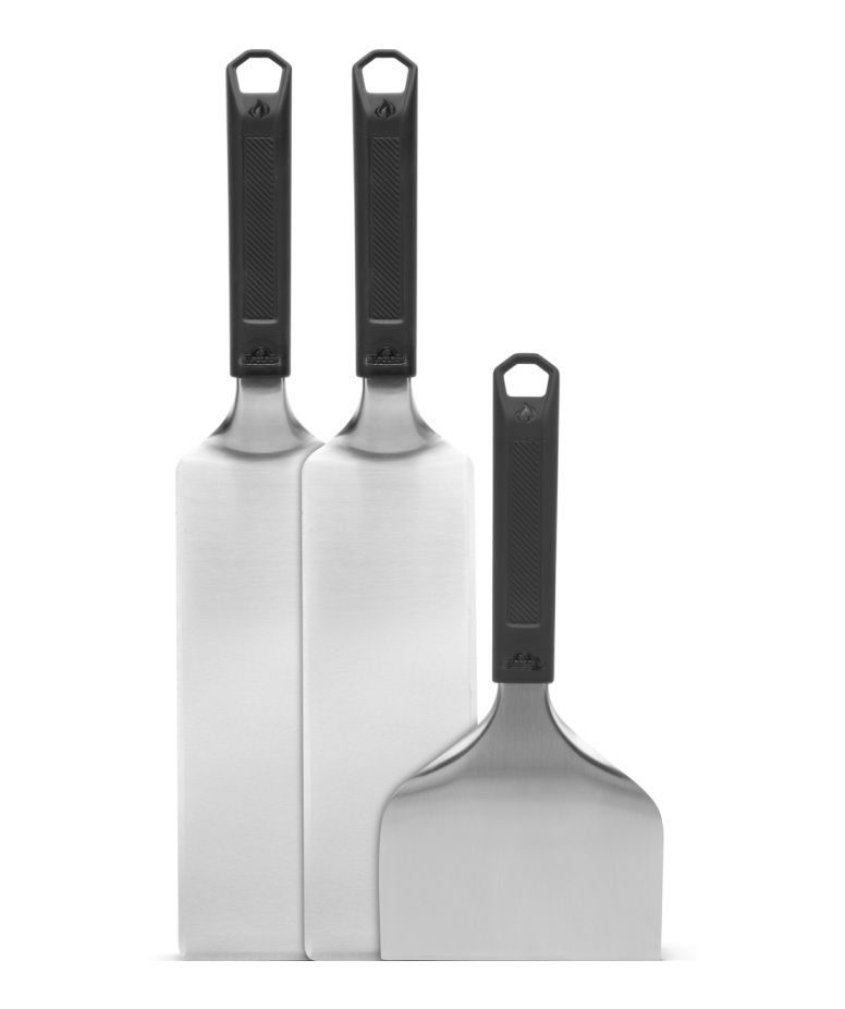 Set spatole per plancha Napoleon GATL012 – 3 pezzi inox + scraper - Outdoor Privé