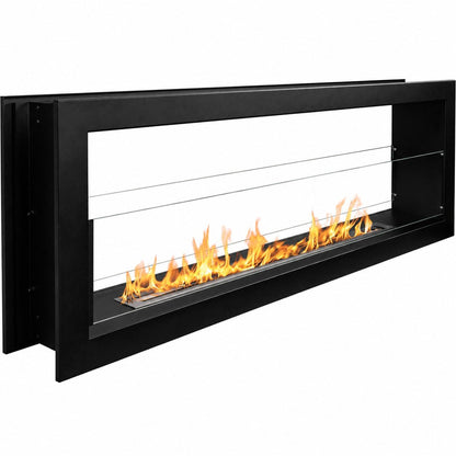 Camino a bioetanolo Divina Fire Montefalco 120 bifacciale da incasso - Outdoor Privé