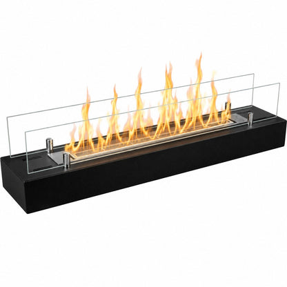 Inserto a bioetanolo Divina Fire DF700BOX da appoggio 70 cm con vetri - Outdoor Privé