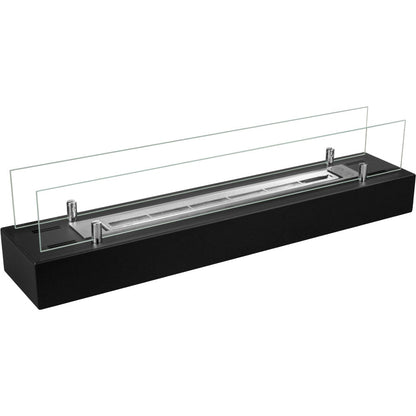 Inserto a bioetanolo Divina Fire DF700BOX da appoggio 70 cm con vetri - Outdoor Privé