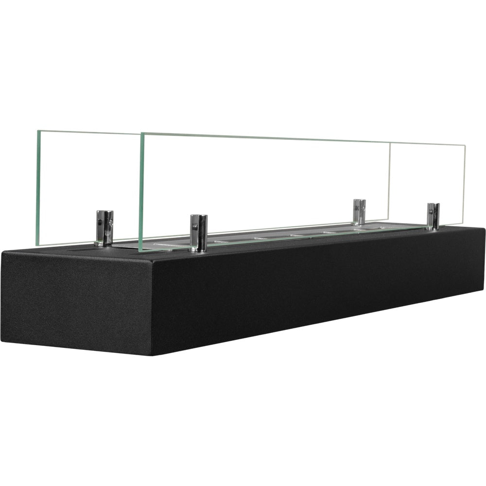 Inserto a bioetanolo Divina Fire DF700BOX da appoggio 70 cm con vetri - Outdoor Privé