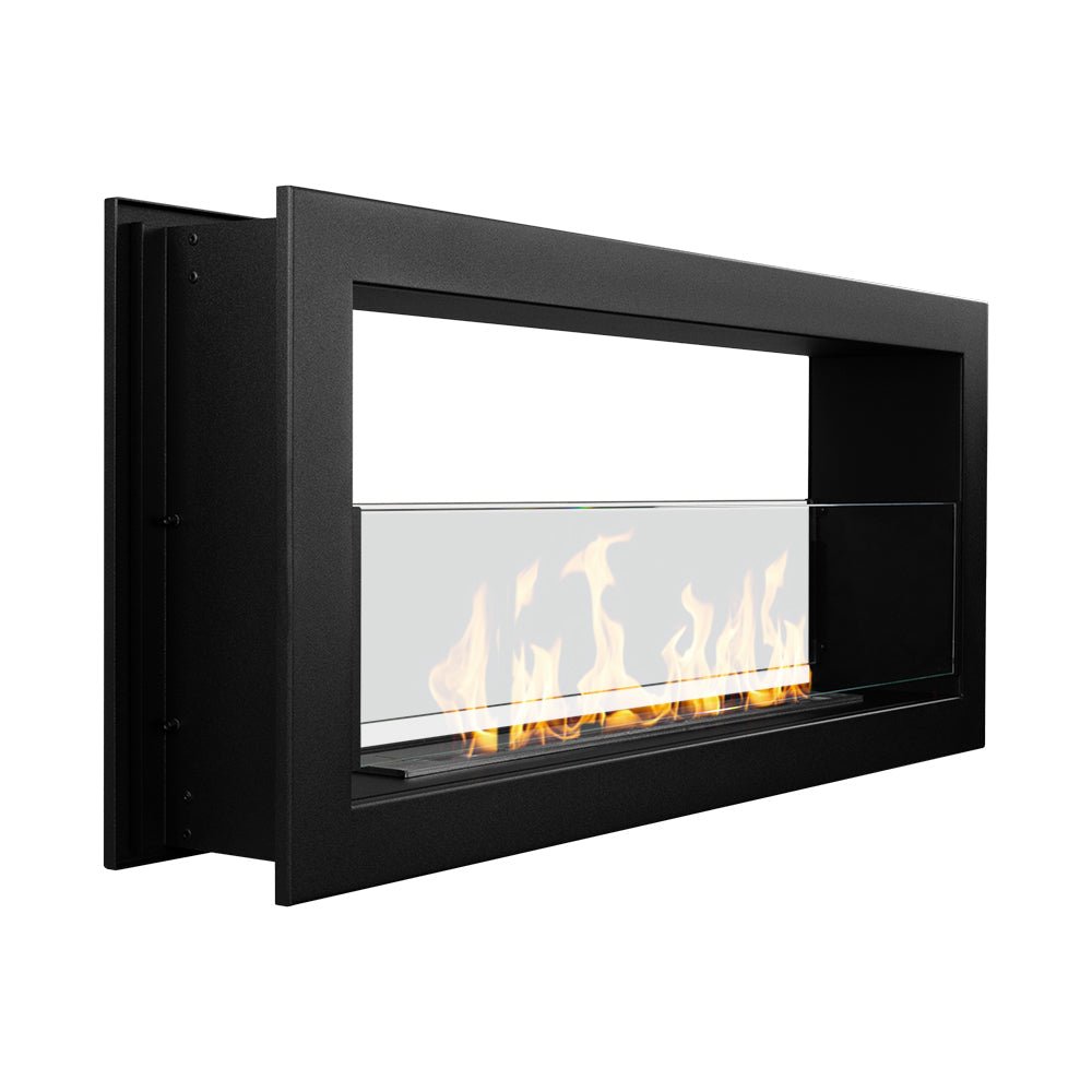Camino a bioetanolo Divina Fire Montefalco 90 bifacciale da incasso - Outdoor Privé