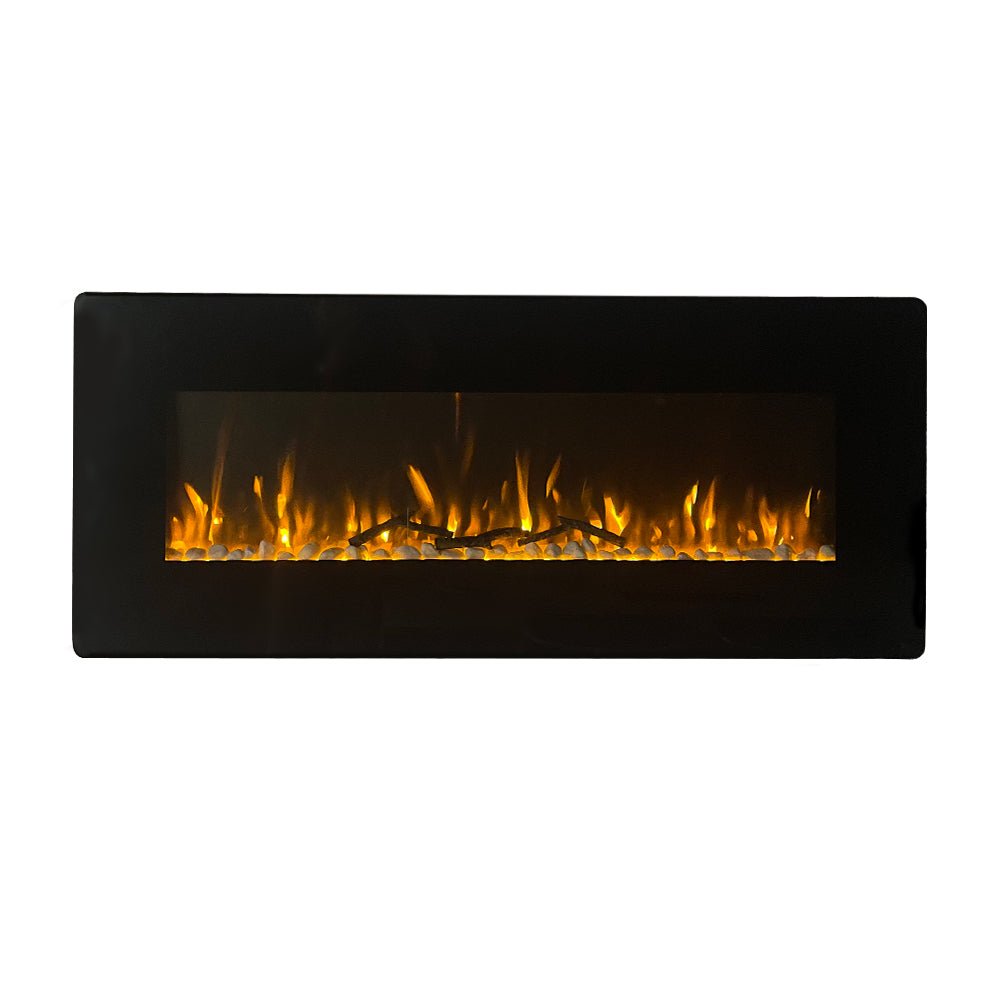 Camino elettrico Divina Fire Dallas 127 cm da parete 1800 W - Outdoor Privé