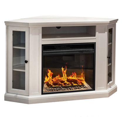 Camino elettrico Divina Fire Madison angolare da terra - Outdoor Privé