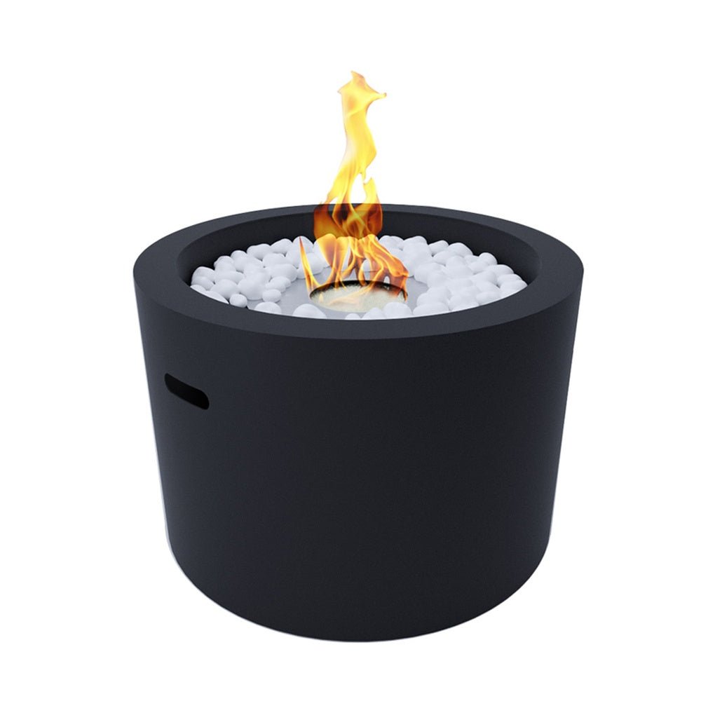 Biocamino Divina Fire Rodi da terra per esterno bianco o nero - Outdoor Privé
