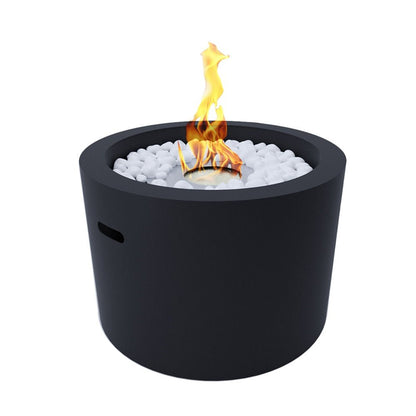 Biocamino Divina Fire Rodi da terra per esterno bianco o nero - Outdoor Privé