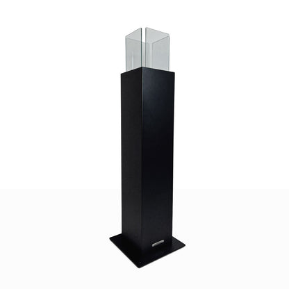 Biocamino Divina Fire Capri 110 da terra per esterno bianco o nero - Outdoor Privé